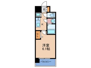 プレサンス南森町駅前(803)の物件間取画像